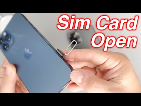 How To Remove Sim Card From iPhone 12 Pro Max - How To Insert Sim Card iPhone 12