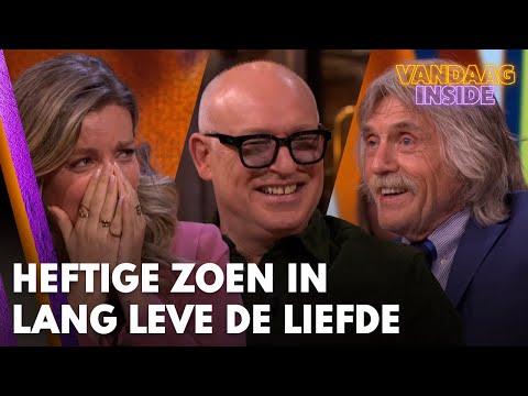 Vandaag Inside-tafel ziet heftige zoen in Lang Leve de Liefde: 'Jezus Mina!' | VANDAAG INSIDE