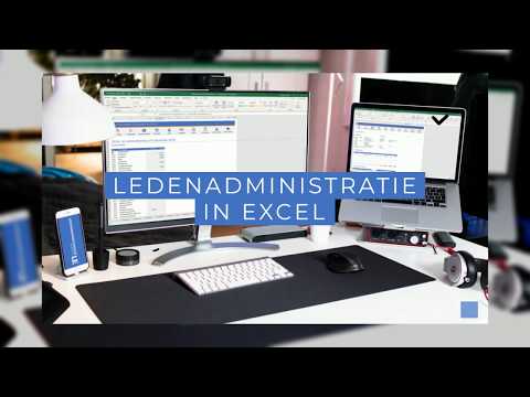 Ledenadministratie in Excel - ideaal voor kleine verenigingen en clubs