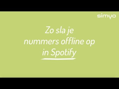 Hoe je muziek op Spotify offline opslaan?