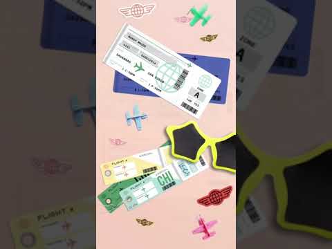 Easy Customizable Free Printable Plane Tickets!