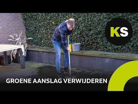 How to: groene aanslag verwijderen van tegels | Kees Smit Tuinmeubelen