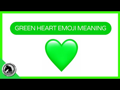 💚 GREEN HEART Emoji MEANING 💚 [Green Heart]