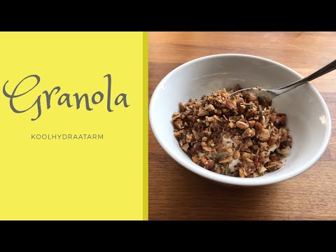 koolhydraatarme granola | koolhydraatarm | keto