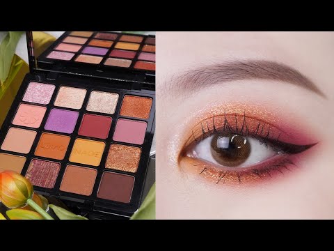 SUMMER SUNSET EYE MAKEUP TUTORIAL | TRANG ĐIỂM VỚI BẢNG MẮT LEMONADE AESTHETIC | Chanchan Eyemakeup