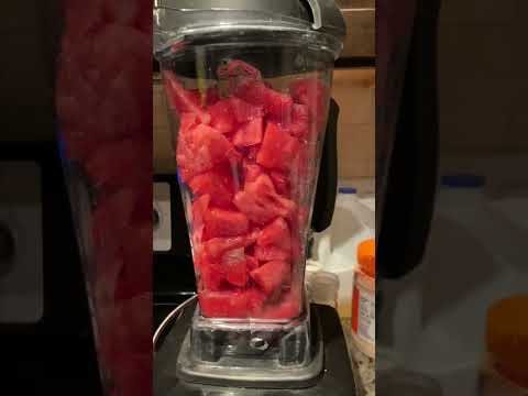 Making Fresh Watermelon Juice 🍉