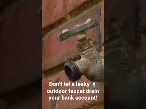 The FREE Way to Stop a Leaking Outdoor Faucet