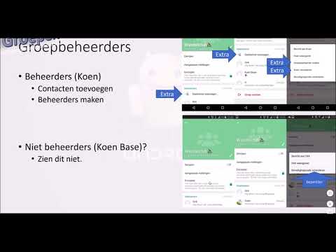 10. WhatsApp op Android: Groepen maken beheren verlaten en wissen