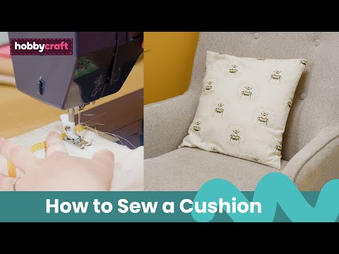 How to Make a Cushion Cover | Sewing | Hobbycraft