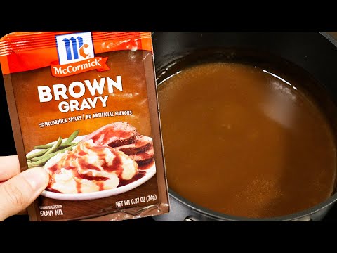 How To Make McCormick Brown Gravy Mix