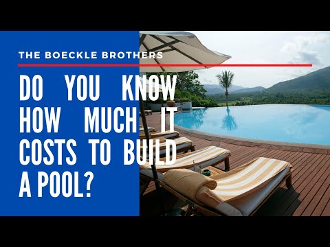 How much does it cost to build a pool?