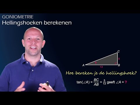 Tangens - Hoe bereken je een hellingshoek? (havo 3) - WiskundeAcademie