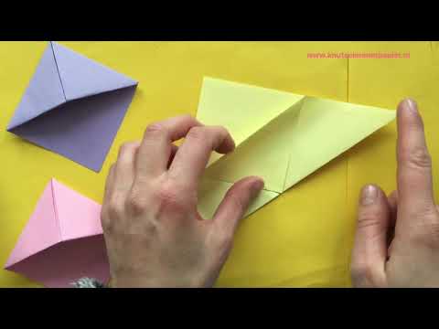 ★ MAKKELIJKE BOEKENLEGGER VOUWEN VAN PAPIER ★ Knutselen met papier - DIY Bookmark Easy!