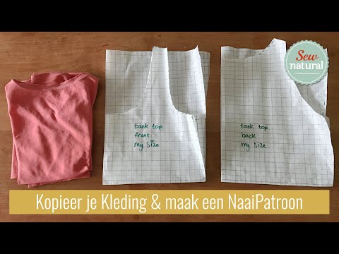 Kopieer je Kleding en maak een NaaiPatroon