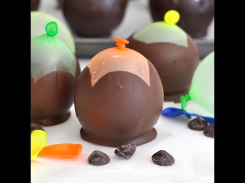 How to Make Chocolate Eggs with Balloons by Cooking with Manuela