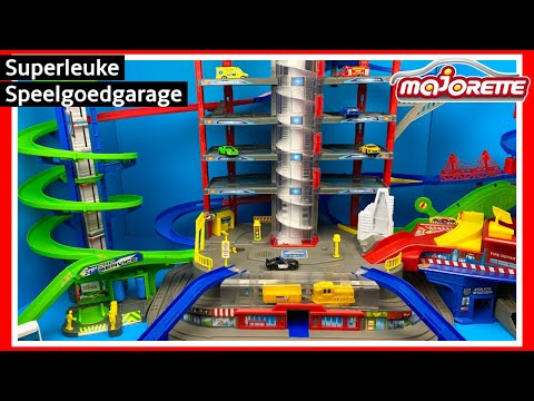 Majorette Super City Garage speelgoed uitpakken en spelen | Family Toys Collector