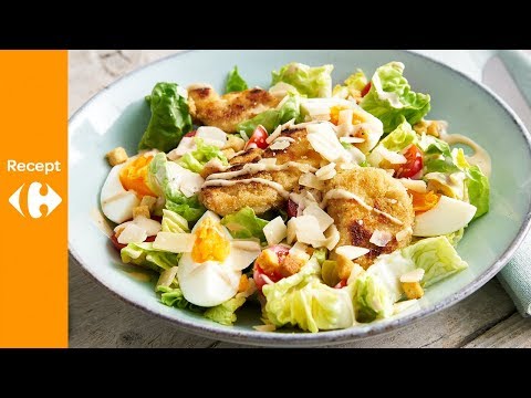 Caesarsalade met crispy kip